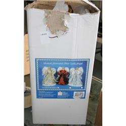 MUSICAL ANIMATED FIBER OPTIC ANGEL