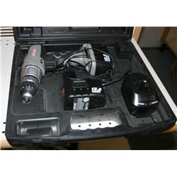 CRAFSTMAN  CORDLESS DRILL  WITH CASE