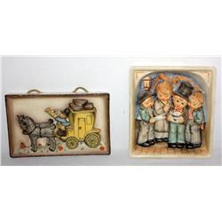 Lot of 2 Collectible Hummel Wall Hangings