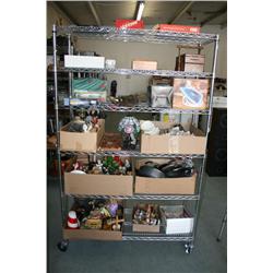 RACK LOT OF HOME APLAINCES