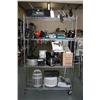 Image 1 : RACK LOT OF HOME APLLAINCES & POWER TOOLS