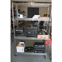 RACK LOT OF ELECTRONICS