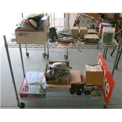 RACK LOT OF OF MISC. ITEMS