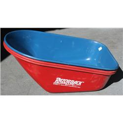 3  WHEEL BARREL CONTRACTOR TRAYS