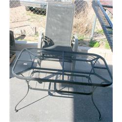 SMALL LAWN TABLE WITH 3 CHAIRS