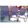 Image 1 : 3 PURPLE CHAIRS