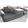 Image 1 : BLACK SOFA & LOVE SEAT