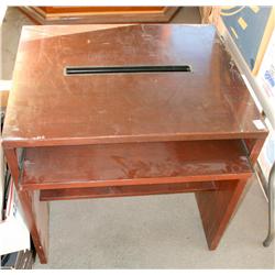 WOODEN COMPUTER DESK