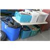Image 1 : TABLE LOT OF COATS & SHOES