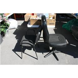 LOT OF 2 CHAIRS