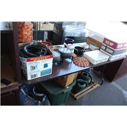 Table lot of miscellaneous items