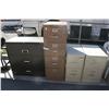 Image 1 : LOT OF 4 FILE CABINETS