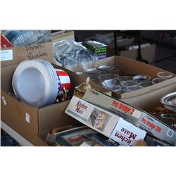 Table lot of miscellaneous household items