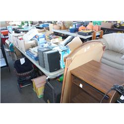 Table lot of miscellaneous items,