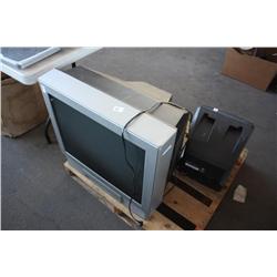 Palette of 2 television sets