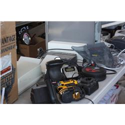 Table lot of printers, electronics equipment