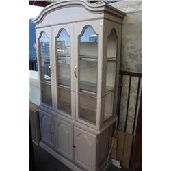 Small hutch with lighted interior