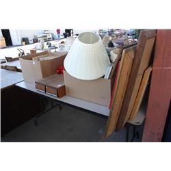 Table lot of miscellaneous items