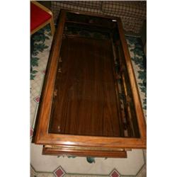 Coffee Table & 2 Side Tables With Glass Tops