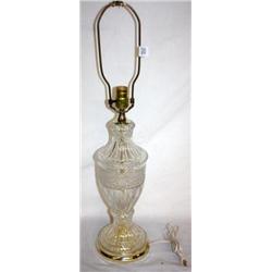 Vintage Cut Crystal Lamp-Yugoslavia