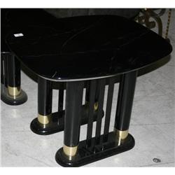 Black Top Coffee Table & Side table