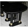 Image 1 : Black Top Coffee Table & Side table
