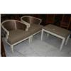 Image 1 : Two Side Chairs & Padded bench