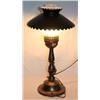 Image 1 : Vintage Brass Lamp with Matching Shade