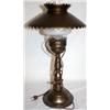 Image 3 : Vintage Brass Lamp with Matching Shade