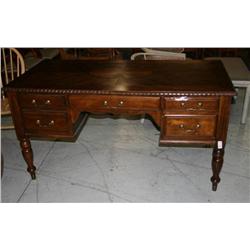 Fine Office Desk W/Inlaid Top
