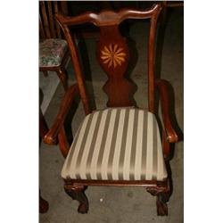 Set of 4 Dining Arm Chairs