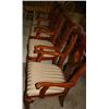 Image 2 : Set of 4 Dining Arm Chairs