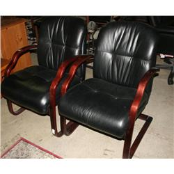 Set of two Leather Office Chairs