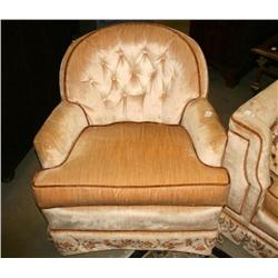 Vintage Floral Design Sofa, Love Seat & Side Chair