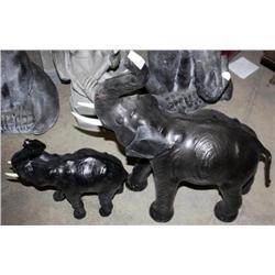 Set of two Decorative Elephants