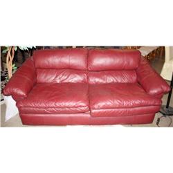 Leather Sofa & Love Seat
