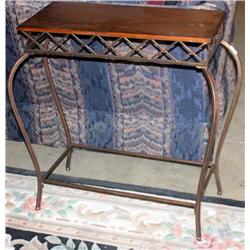 Metal & Wood Hall Table