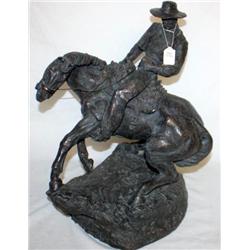 Western Themed Bronze by Thomas Holland