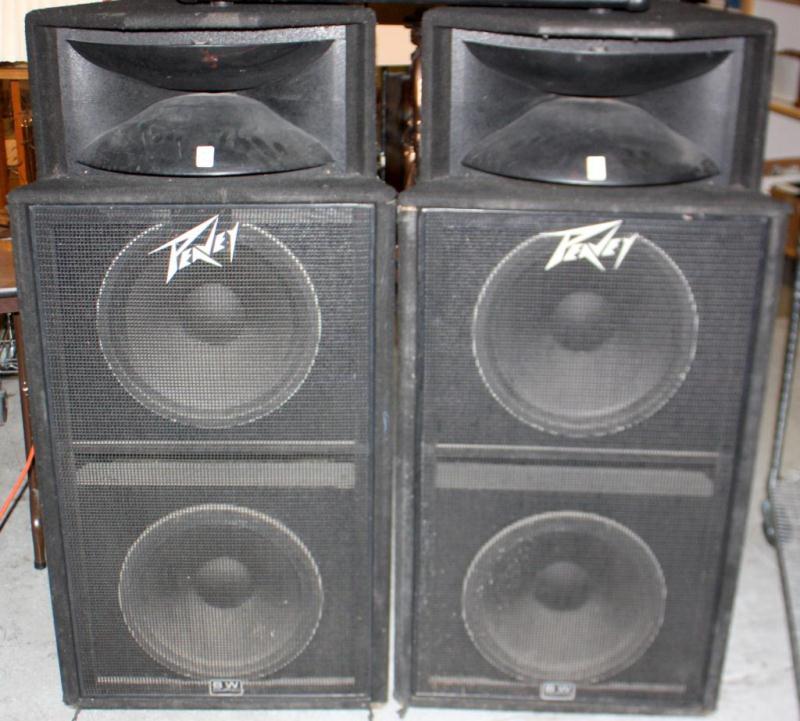 Set Of Peavey Sp 4 Speaker Cabinets