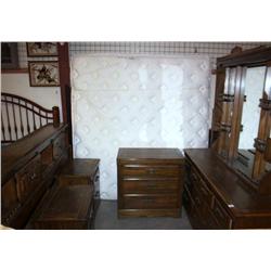 King Size Bedroom Set With Mattresses