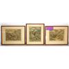 Image 1 : 3 Old Framed Hadley Frost Prints