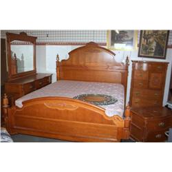 King Size Bedroom Set W/Mattresses