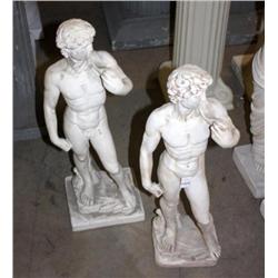 Set of 2 David Statues