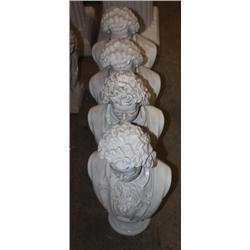 Lot of 4 Beethoven Busts