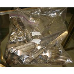 BAG LOT OF PLATED KITCHENWARE