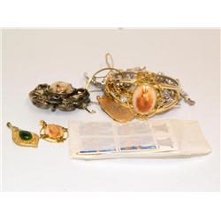 Small bag of Costume Jewelry