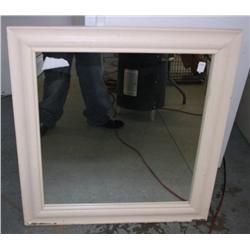 FRAMED MIRROR 26" X 28"