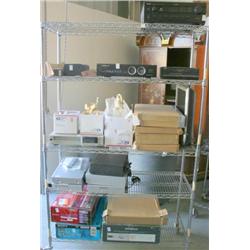 RACK LOT OF MISC ITEMS