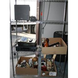 RACK LOT OF MISC ITEMS