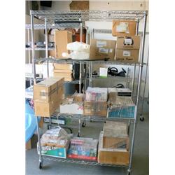 RACK LOT OF MISC MOPAR TRUCK PARTS